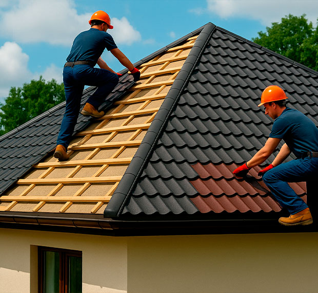 Монтаж шатровой крыши в Наро-Фоминске